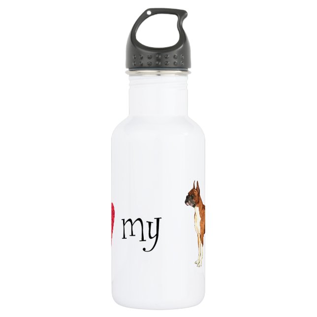 Garrafa Adoro o meu Boxer (Frente)