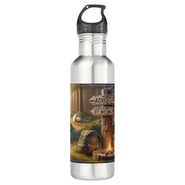 Garrafa Adventure Campfire Water Bottle – BYO Marshmallows (Frente)