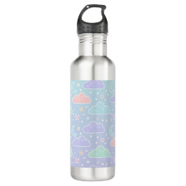 Garrafa Aesthetic Pastel Cloud Water Bottle
