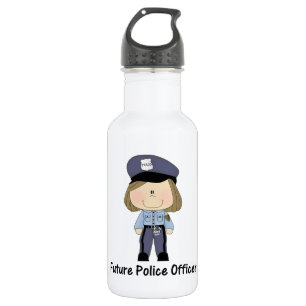 Garrafa agente da polícia futuro (menina)