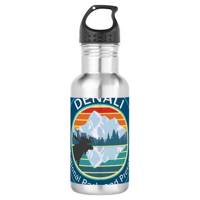 Garrafa Alce do Parque Nacional e Reserva Denali (Frente)
