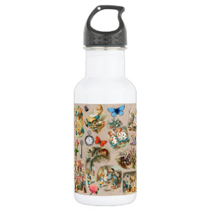 Garrafa Alice no País das Maravilhas Cheshire Cat Caracter