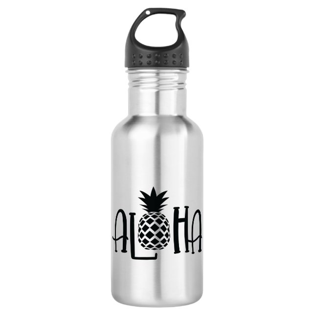 Garrafa Aloha Com Abacaxi (Frente)