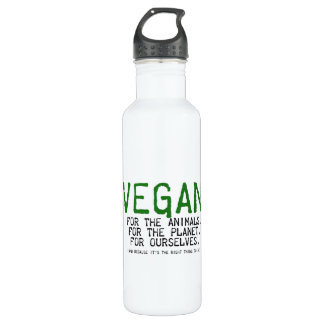 Garrafa Alume 24oz de Bottleworks da liberdade do Vegan