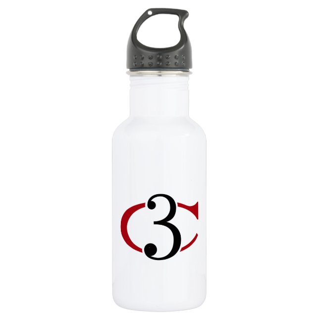 Garrafa Alumínio com logotipo C3 (Frente)