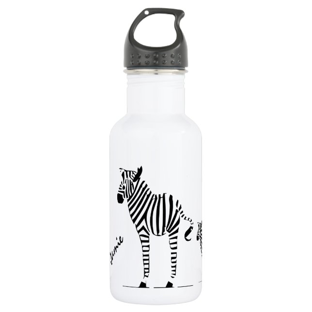 Garrafa Amantes de Zebras (Frente)