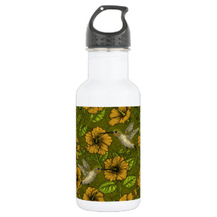 Garrafa Amarelo e verde tropicais noturnos
