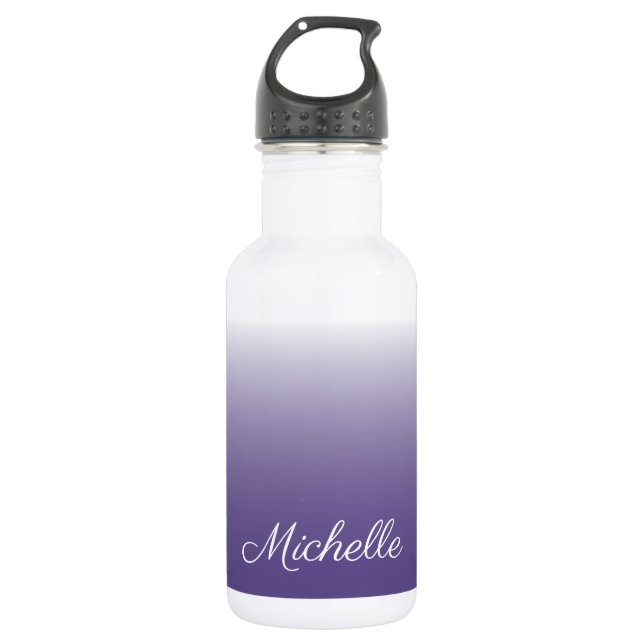 Garrafa Ambre ultra violeta personalizada de gradiente (Frente)