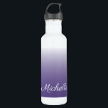 Garrafa Ambre ultra violeta personalizada de gradiente<br><div class="desc">Ambre ultra violeta personalizada de gradiente</div>