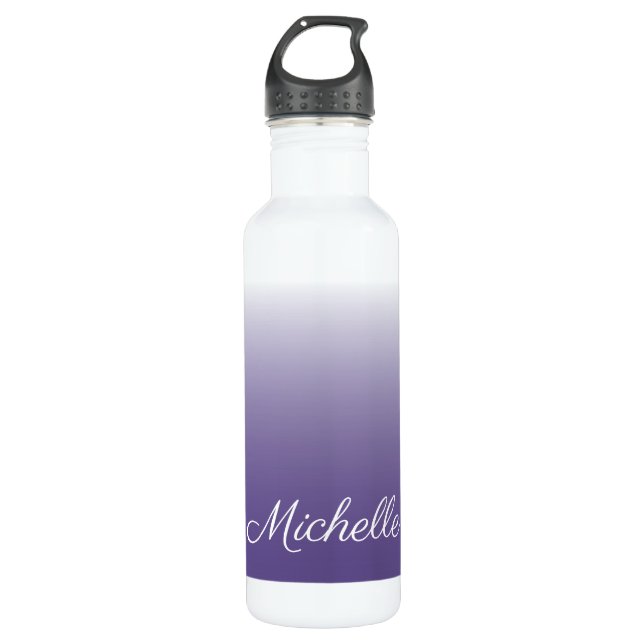 Garrafa Ambre ultra violeta personalizada de gradiente (Frente)