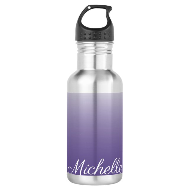 Garrafa Ambre ultra violeta personalizada de gradiente (Frente)