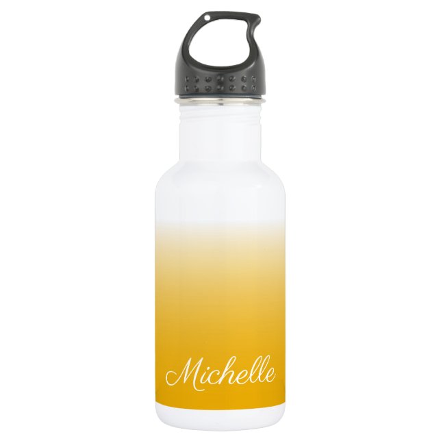 Garrafa Ambre verde personalizada (Frente)