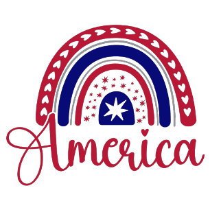 Garrafa América Rainbow Water Bottle