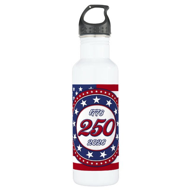 Garrafa America’s 250th Birthday With USA Flag (Frente)