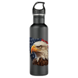 Garrafa American Flag Bald Eagle