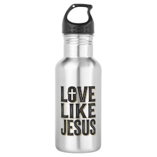 Garrafa Amor Como Jesus Design de Tipografia Cristã_1