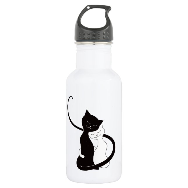 Garrafa Amor de gato bonitinho (Frente)