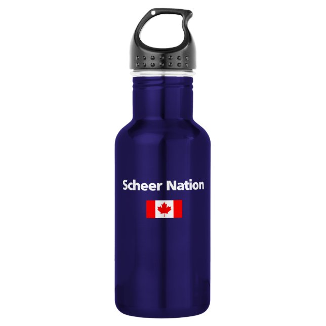 Garrafa Andrew Scheer Nation Conservador Canada Flag Dark (Frente)