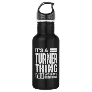 Garrafa Aniversário do Nome Personalizado do Turner