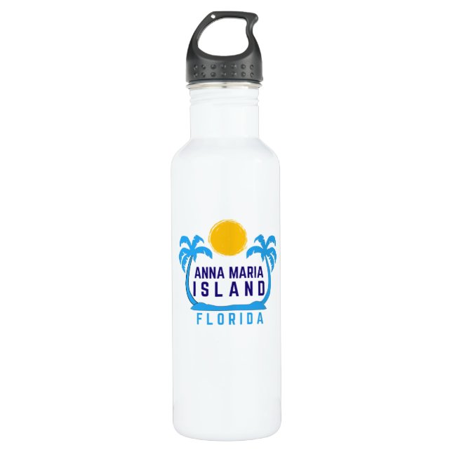 Garrafa Anna Maria Island Florida Water Bottle (Frente)