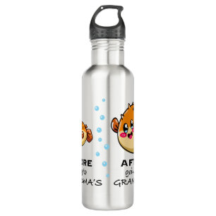 Garrafa Antes e depois de ir para a vovó Engraçado Nana