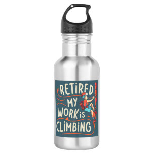 Garrafa Aposentado Meu Trabalho Está Sofrendo Linhas Fluid