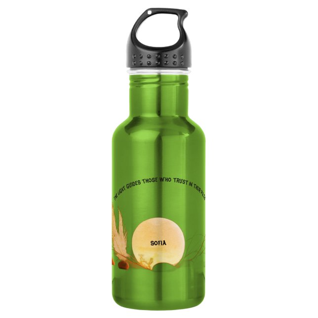 Garrafa Apple Zen Spiritual Apple Water Bottle (Frente)