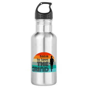 Garrafa Aprenda A Amar O Grind Executando O Retro