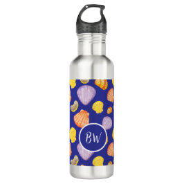 Garrafa Aquarela Seashells Monograma