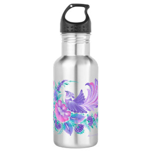 Garrafa Aquarelas de arte popular ucraniana Petrikivka ass