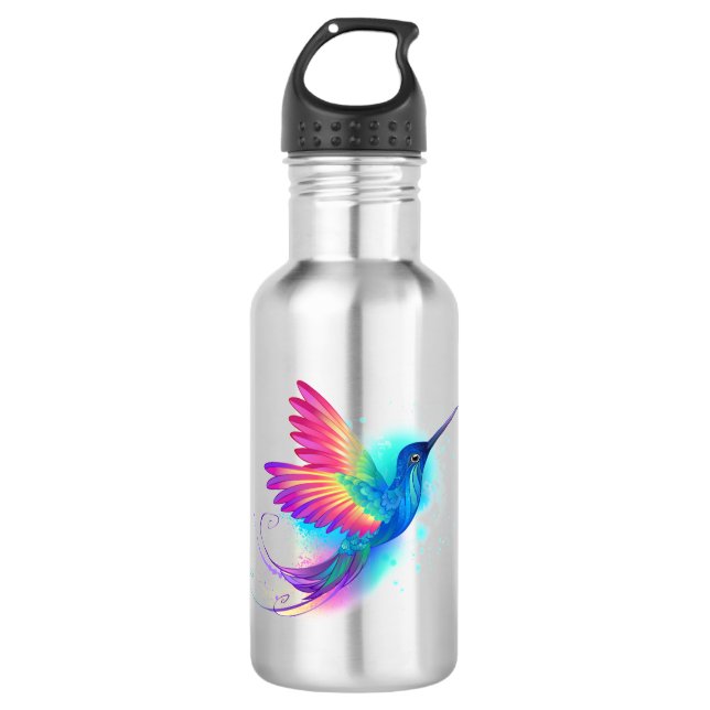 Garrafa Arco-Íris Exótico Hummingbird (Frente)