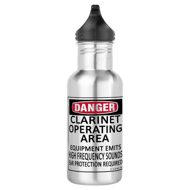 Garrafa Área de operação Clarinet (Direita)