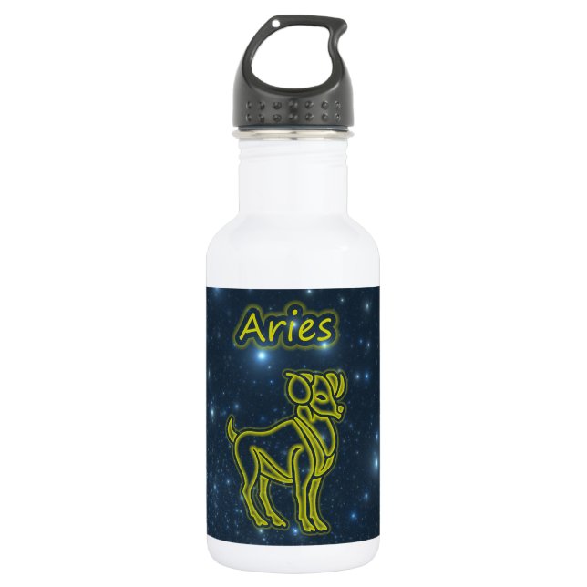 Garrafa Aries brilhante (Frente)