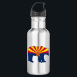 Garrafa Arizona Flag Bear<br><div class="desc">Arizona has it all,  desert,  forests,  mountains,  lakes. There's climbing,  skiing,  hiking,  paddling,  and endless terrain to pursue all of your outdoor activities!  This cool design is the Arizona State Flag inside of a bear.</div>