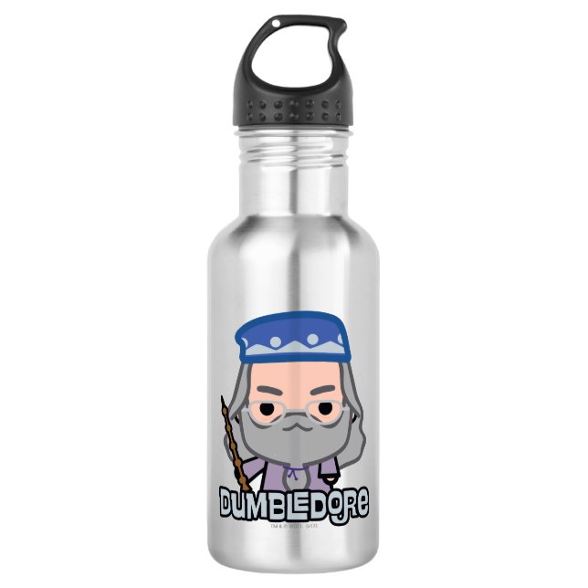 Garrafa Arte do Personagem Desenhado Dumbledore (Frente)