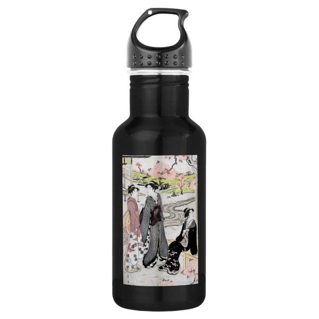 Garrafa Arte japonesa #1 do vintage (Frente)