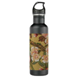 Garrafa Arte japonesa asiática das flores de cerejeira do