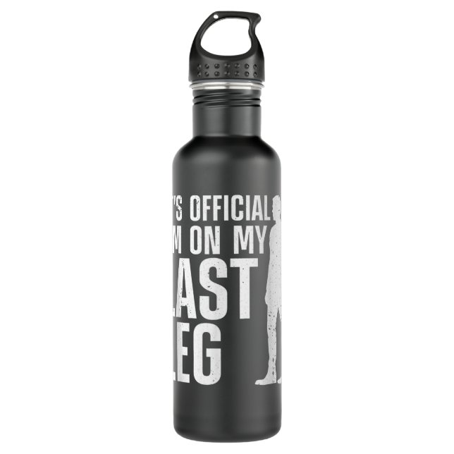 Garrafa Arte legal Amputeada Para Homens Mulheres Perna Pr (Frente)