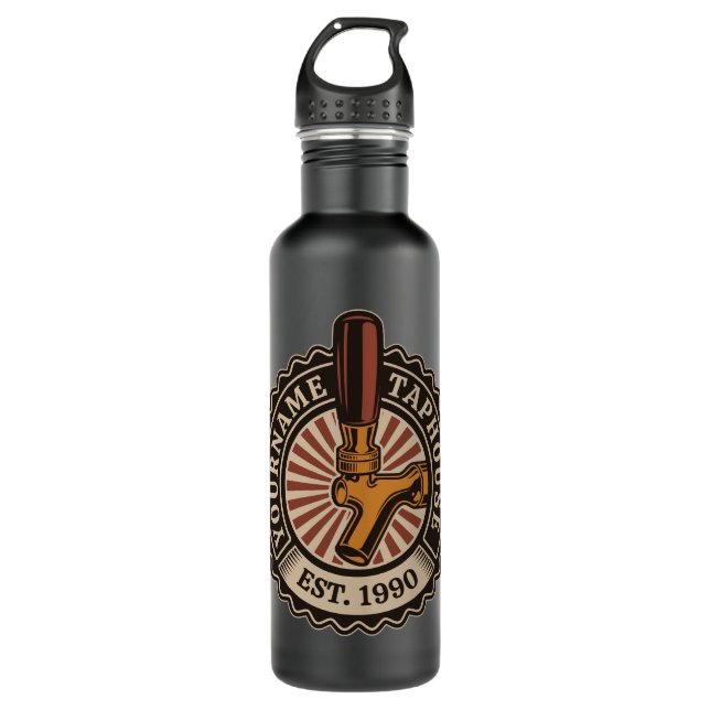 Garrafa Artesanato DE NOME Personalizado Bar de cervejaria (Frente)