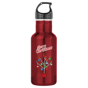 Garrafa Árvore do Ramal de Natal - Feliz Natal