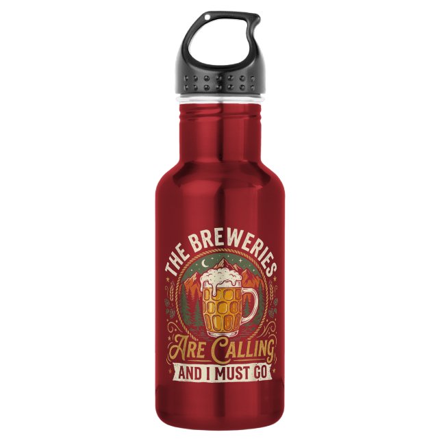 Garrafa As Cervejarias Estão Chamando e Eu Devo Ir (Frente)