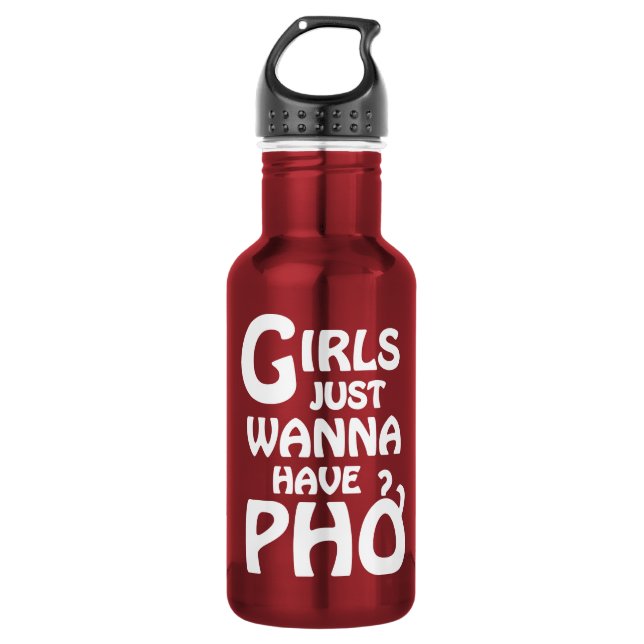 Garrafa As Meninas Só Querem Ter Phở (Frente)