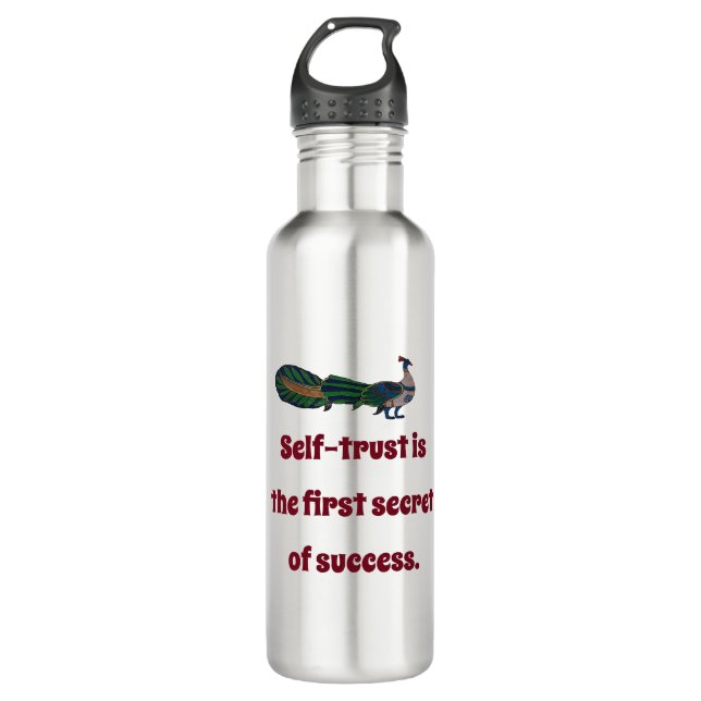 Garrafa Autoconfiança É A Primeira Citação Secreta - Confi (Frente)