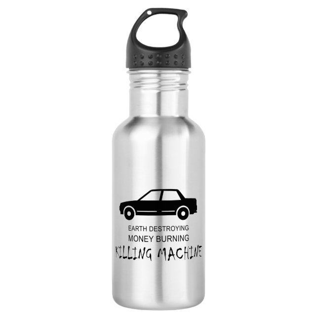 Garrafa Automóvel Terra Destruindo Máquina de Matança (Frente)