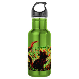 Garrafa Autumn Squirrels Animal Art