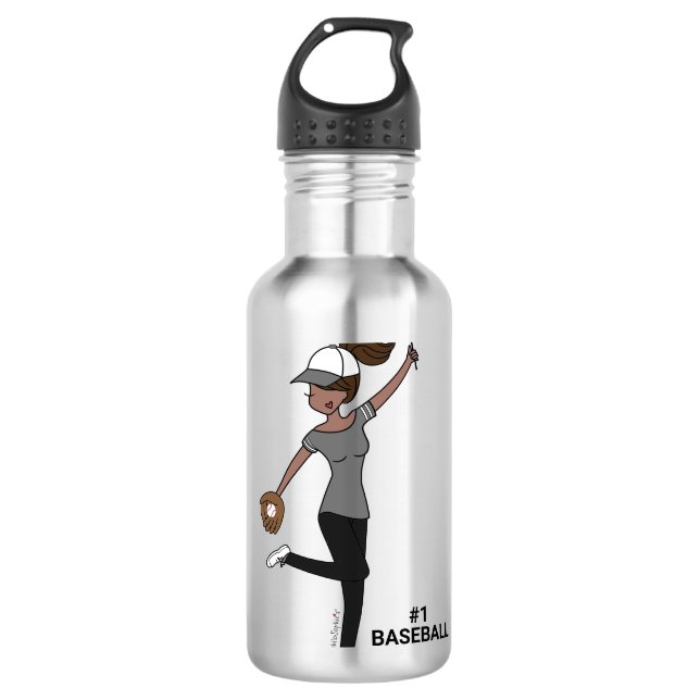 Garrafa Avatar Personalizado #1 Ventilador de basebol (Frente)