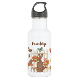 Garrafa Aves e Animais bonito de Cottagecore Personalizado