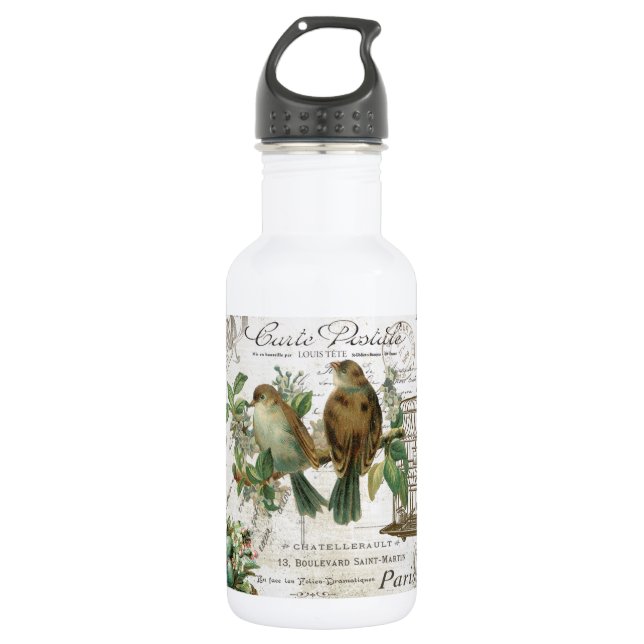 Garrafa Aves e aves francesas do Modern Vintage (Frente)