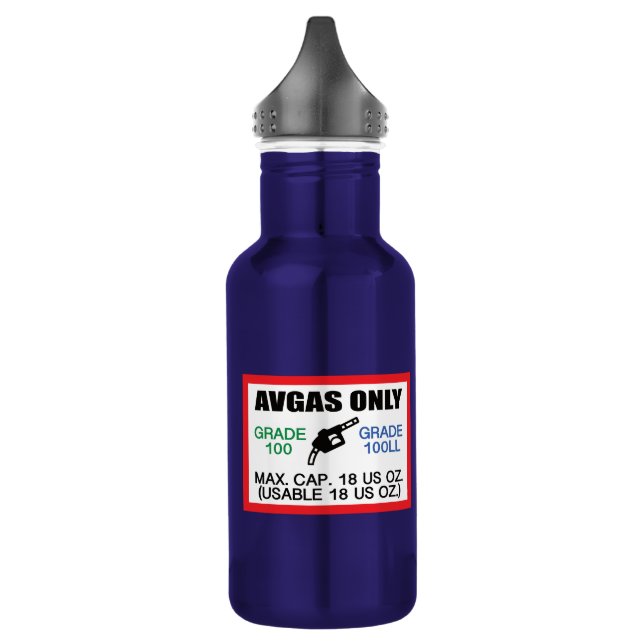 Garrafa AVGAS / Combustível apenas 100LL (Esquerda)