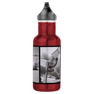 Garrafa Avião vermelho